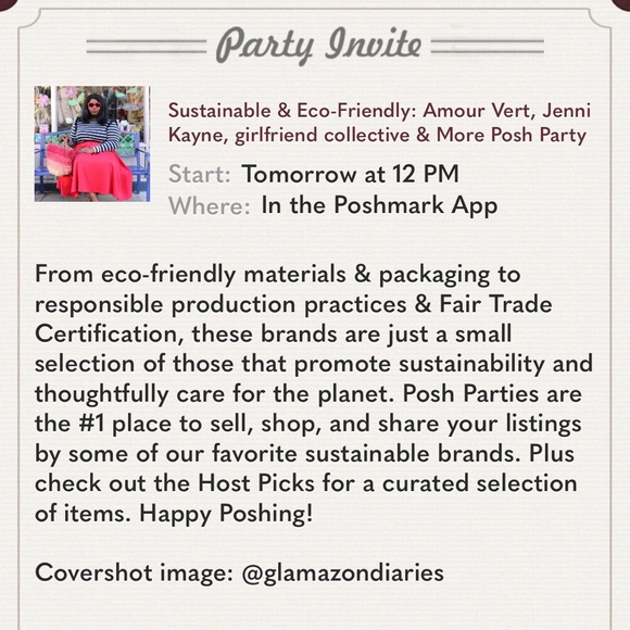 Sustainable and Eco-Friendly Party